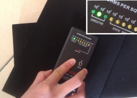 防靜電EVA內(nèi)襯為什么是黑色的？